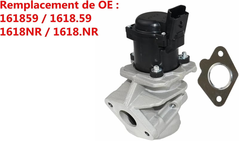 Bisenya EGR Szelep Tömítéssel 1.6 HDI Motorokhoz - Kompatibilis Citroën C2 C3 C4 C5 Berlingo, Peugeot 206 207 307 308 407 Modellekkel - 9649