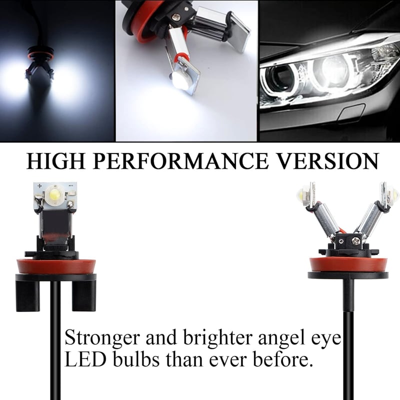 BMW Angel Eyes LED izzó szett - H8 - 1, 3, 5, 6, X és Z sorozathoz