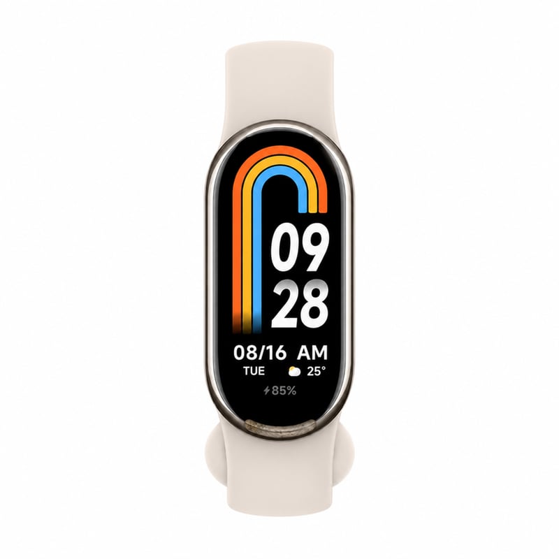 Brățară fitness Xiaomi Smart Band 8, ecran AMOLED de 1,62 inchi, autonomie 16 zile — conector de încărcare murdar (stare: vezi a 2-a imagine)
