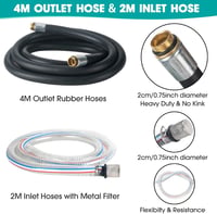 OULUTO 12V 260W Dízel Szivattyú Automata Leállítással - Öntöltő Üzemanyag Átszivattyúzó Réz Motorral, Tömlőkkel és Fúvókákkal - OLT260 Model 4