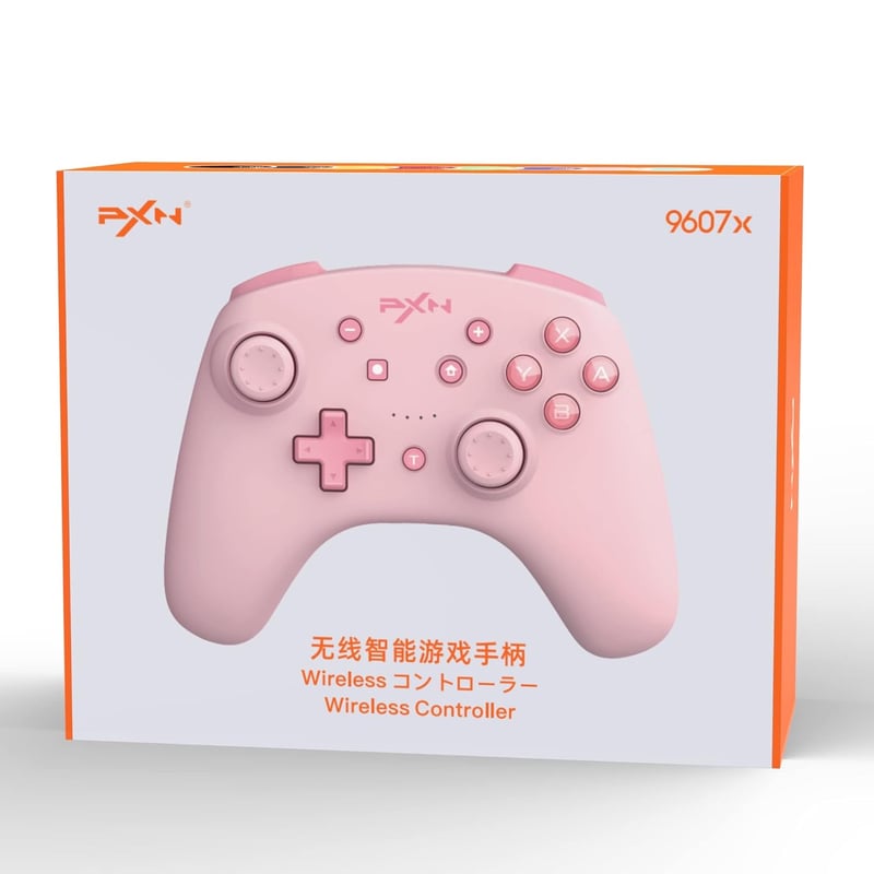 PXN 9607X vezeték nélküli Switch kontroller - Turbo, NFC, rezgés, giroszkóp - PC és OLED kompatibilis - Cián