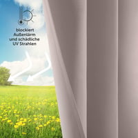 Blumtal Sötétítő Függöny Szett - Hőszigetelő, Fényáteresztést Gátló, Taupe, 265x140 cm, 2 db 2