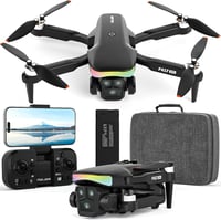 FAKJANK F417GPS 4K Drón GPS Navigációval - WiFi FPV Élő Videó, Automatikus Hazatérés, Követés Funkcióval, 90° Állítható Kamera, RGB LED Vilá 1