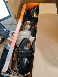 Akumulátorová vyžínačka WORX WG186E.92, bezuhlíkový motor, 40V, záber 38 cm, bez akumulátora a nabíjačky, použitý, neúplný stav 3