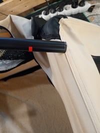 lionto Sklopiva transportna kutija za pse, torba za nošenje pasa za putovanja i automobil, 70x52x50 cm, bež, rabljeno 2