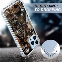Apple iPhone 13 Pro Max Retró Fotókollázsos Szilikon Védőtok 5