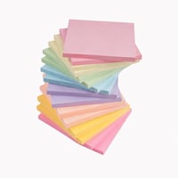 MIUTME Samoljepljivi blok za bilješke, 15 komada, 75x75 mm, u 8 pastelnih boja – Sticky Notes podsjetnici za ured i školu (umjesto 16 komada, 15 komada) 1