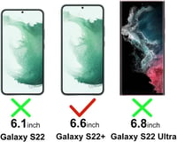 Samsung Galaxy S22 Plus ultravékony kék tok - Rugalmas ütéselnyelő védelem 2