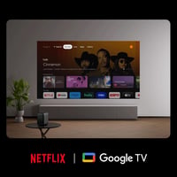 Formovie Page One Mini Okos Projektor Google TV-vel és Netflix Licenccel - Full HD 1080P, WiFi 6, Bluetooth 5.3, Autofókusz, HDR10, Kültéri  3