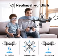 Holy Stone HS340 Mini Drón 720P HD Kamerával, Élő Közvetítéssel, 2 Akkumulátorral, Hosszú Repülési Idővel, Kézi Irányítással, Kezdőknek 7