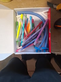 Maped Creativ Blow Pen Art súprava fúkacích fixiek s farebnými fixkami a tryskou, na kreatívne kreslenie pre deti od 5 rokov — 22-dielna súprava 4
