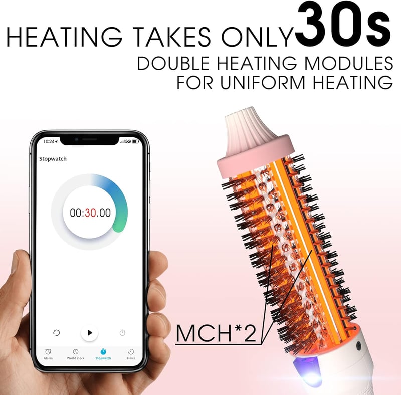 Keratin Protect K&K ionos hőkefe 32mm - hajegyenesítő és göndörítő