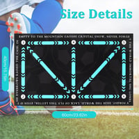 Mineup Futball Tréningszőnyeg 40x60cm - Csúszásgátló Labdakontroll Edzőszőnyeg Gyerekeknek, Kék Diatomit Anyagból, Lépéstechnika Fejlesztő 2