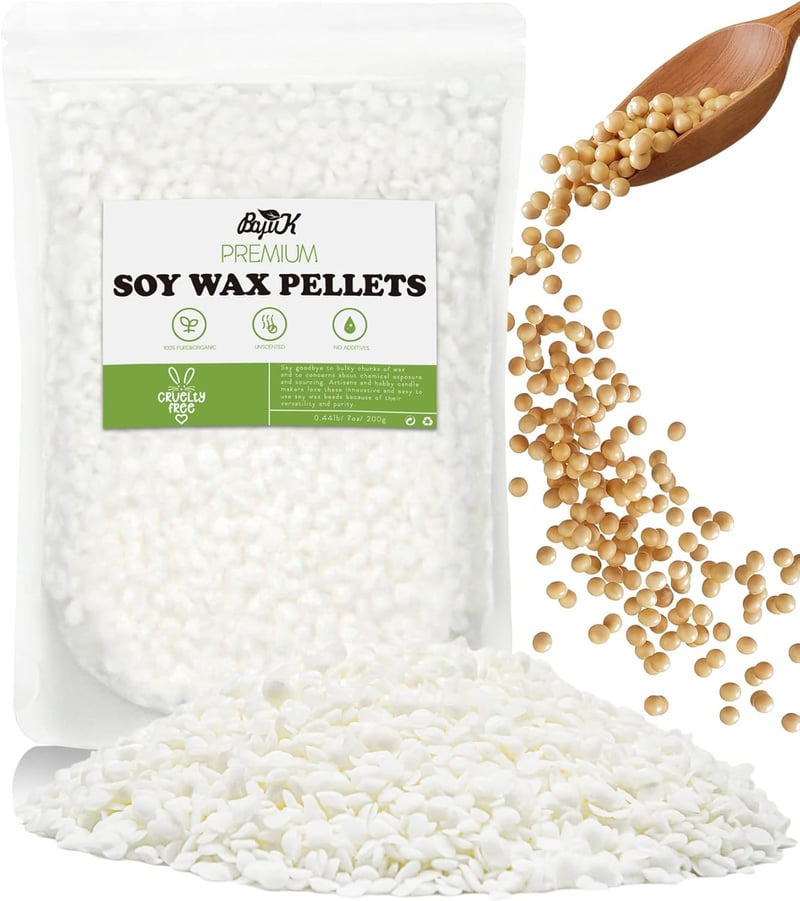 BOYUJK Prémium Bio Szójagyertya Viasz 5kg - 100% Természetes, Adalékmentes