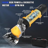 PAT JUUMG 1000W Professzionális Nyírógép 6 Sebességfokozattal - Juhok, Kecskék, Alpakák, Lovak Nyírására, Hordtáskával

AI: I've created a H 5
