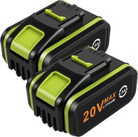 ASUNCELL 20V 4.0Ah Li-Ion Akkumulátor Csomag (2db) - Worx Elektromos és Kerti Szerszámokhoz - Kompatibilis WA3553 WA3551.1 WA3572 Modellekke 1