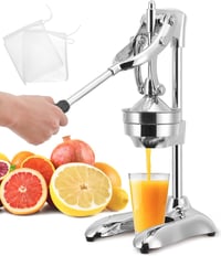 Kézi Gyümölcsprés, Professzionális Citrusfacsaró Kettős Üzemmóddal, Ergonomikus Karos Narancsfacsaró Citrom Gránátalma Lime és G 1