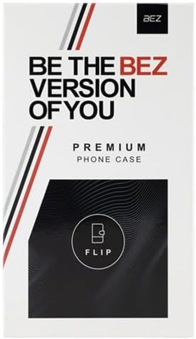 BEZ Samsung Galaxy A50 / A30s Flip Tok - Prémium Műbőr Védőtok Kártyatartóval, Állvánnyal és Mágneses Zárral - Fekete