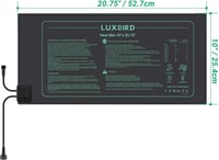Luxbird fűtőszőnyeg termosztáttal - 6 db vízálló melegítőlap üvegházi növényekhez, 30W 8