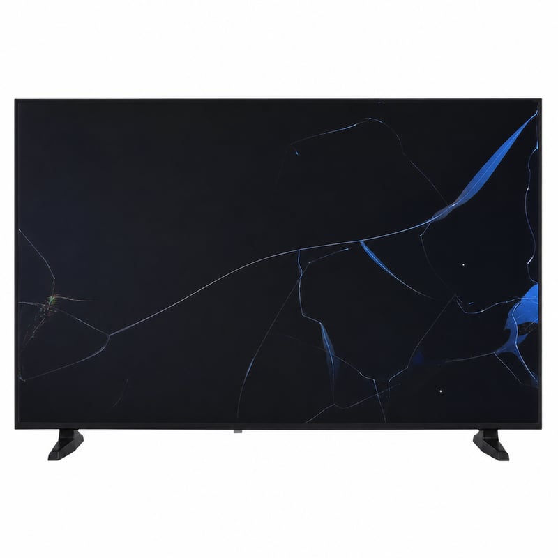 Televizor JVC LT-40VDF2555 VIDAA Smart TV, 40 inchi, Full HD, HDR, LED, Triple Tuner — defect, pentru piese: ecran deteriorat (stare: vezi a 2-a imagine)