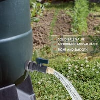 Sinolofty 3/4" PVC Vízcsap Készlet Esővízgyűjtőhöz - Menetes Csatlakozóval és Tömlőadapterrel Akváriumokhoz, Medencékhez, Kerti Hordókhoz 3