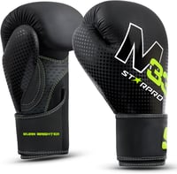 Starpro Bokszkesztyű 10 oz - Fekete, Műbőr, Unisex Edzőkesztyű 8