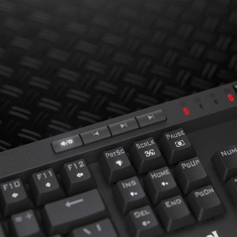 Redragon K580 PRO Vezeték Nélküli RGB Gamer Billentyűzet, Mechanikus, 3 Üzemmód, Hot-Swap, Médiakonzol, Makrórögzítés, Lineáris Red Switch