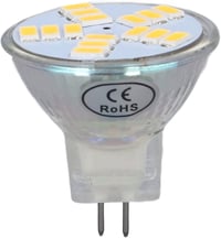 MR11 LED izzó szett, 4 db, 5W 500lm, kétérintkezős, spotlámpába 9