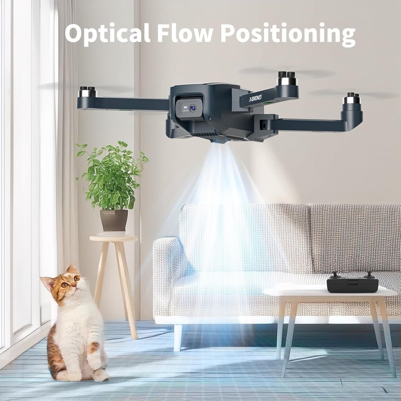 X-IMVNLEI GPS Drón 4K HD Dupla Kamerával, Kefe Nélküli Motor, 5GHz WiFi FPV, 20 Perces Repülési Idő, Automatikus Hazatérés
