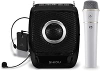 Hordozható Bluetooth hangosító szett mikrofonnal - 25W, karaokéhoz, tanároknak, edzőknek 1