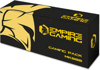 EMPIRE GAMING MK800 3 az 1-ben Gamer Szett - RGB Gamer Billentyűzet QWERTZ Német Kiosztás, Ergonomikus RGB Egér 2400 DPI, Egérpad PC PS4 PS5 - K800 Wired Schwarz 7