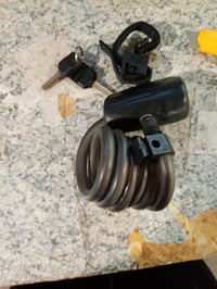 Fischer alarm spiralna brava 120 cm – Neispravno — neispravno, djelomično radi: bešumna, radi samo s jednim ključem, istrošena (stanje: vidi 2. sliku) 2