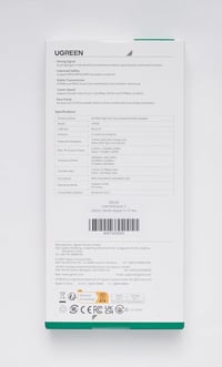 UGREEN AX1800 USB WiFi 6 Adapter Dual Band 5GHz/2.4GHz WLAN Stick PC-hez Dupla Antenna Windows 10/11 Kompatibilis 14