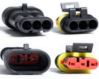 shengbowi Vízálló Gyorscsatlakozó Készlet 2/3/4 Pólusú 16-20AWG - Autó, Motor, Hajó Elektromos Vezeték Csatlakozók Járművekhez 3