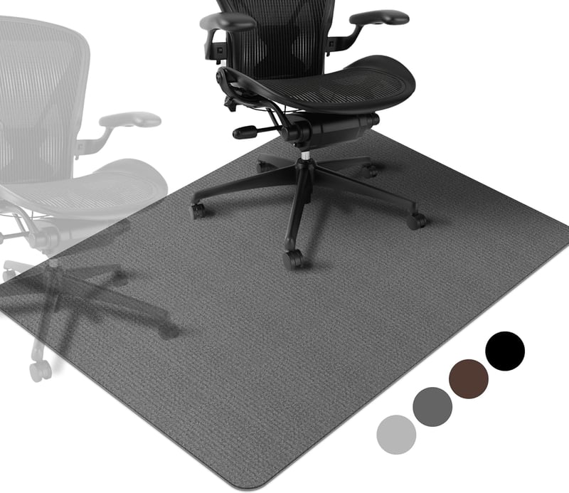 Aothia Sötétbarna Padlóvédő Szőnyeg Gamer Székhez 140x160cm - Laminált, Parketta, Csempe