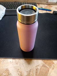 Alfi PURE hőtartó termoszpohár 500 ml, orchid bloom matt - 9 órás melegen tartás, rozsdamentes acél, használt (állapot: lásd a 2. képet) 2