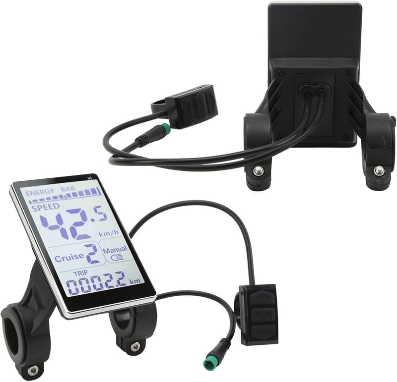 Yosoo univerzális vízálló e-bike LCD kijelző, 24-60V, 5 pólusú
