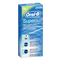 18 csomag Oral-B Super Floss Fogselyem Menta 50 szál  1