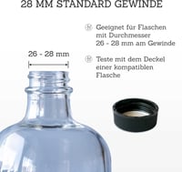 ALTGLAS Zagreb szappanadagoló pumpa - 2 db rozsdamentes acél, újrahasznosítható üvegekhez 4