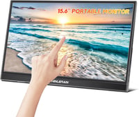 Thinlerain 15,6" Hordozható Érintőképernyős Monitor - Full HD IPS, USB-C/HDMI, 10-pontos Érintés, Beépített Hangszórók, PC/Laptop/Telefon Ko 1