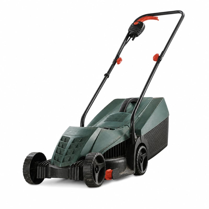 Elektrická kosačka Bosch EasyRotak 32-235 s káblom, 1200 W, záber 32 cm, viditeľne používaný stav (stav: pozri 2. obrázok)