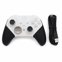 Használt Xbox Elite Wireless Controller Series 2 Core Edition fehér kontroller – Xbox One, Xbox Series X|S, PC, Windows 10, mobil – USB töltőkábellel 1