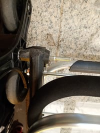 Cărucior de cumpărături pliabil din aluminiu VOUNOT cu 6 roți pentru urcat scări — lipsește un rulment și un șurub (stare: vezi poza a 2-a) 3