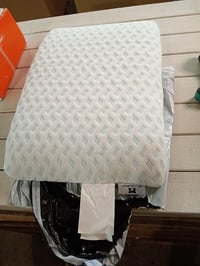 Slybear Ultra tenký vankúš z pamäťovej peny pre spánok na bruchu 40x60x7 cm, bez bieleho poťahu — bez prateľného poťahu (stav: pozri 2. obrázok) 2