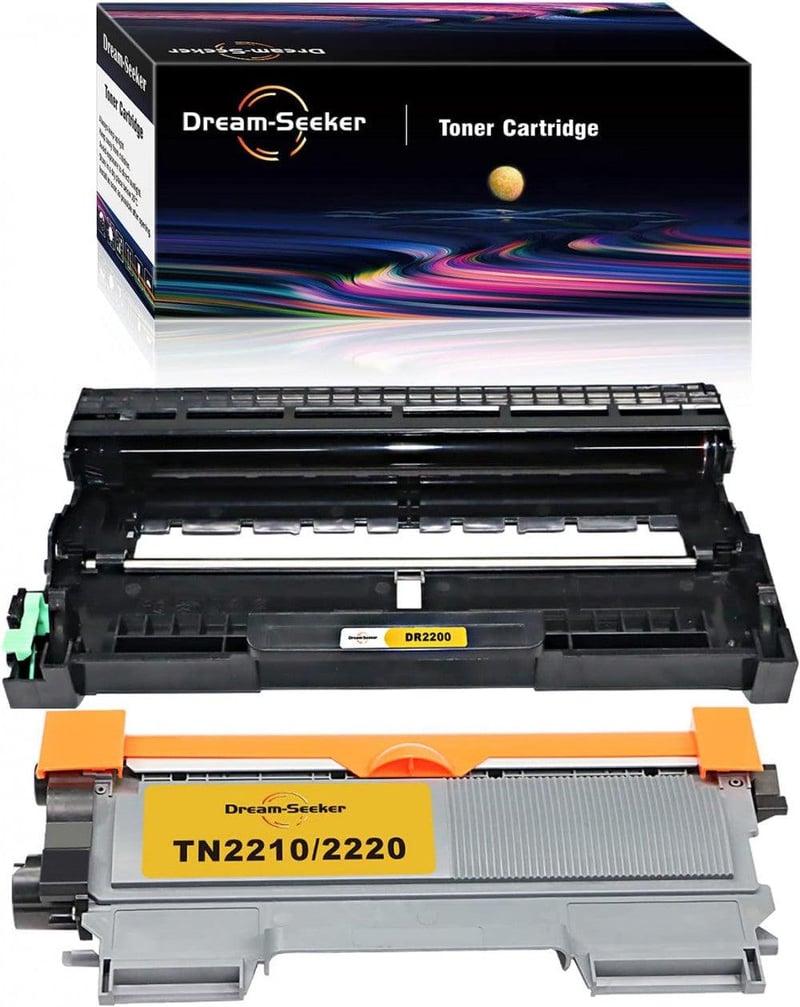 Brother nyomtatóhoz TN2220 fekete toner és DR2200 dob - Kompatibilis szett