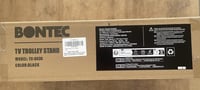 BONTEC Gurulós TV Állvány 23-60" Képernyőkhöz, Laptoptartó Polccal, Állítható Magasságú, 25 kg Teherbírású, VESA 400x400 mm Kompatibilis 8