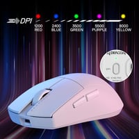 Redragon M916 Vezeték Nélküli Gamer Egér, 49g Ultrakönnyű, 8000 DPI, Ergonomikus Kialakítás, Programozható Gombok, Redragon M916 Vezeték Nélküli Gamer Egér, 49g Ultrakönnyű, 8000 DPI, Ergonomikus Kialakítás, Programozható Gombok, Fehér 4