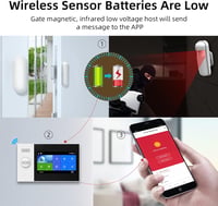 PG Smart Touch WiFi+GSM riasztórendszer, Alexa-kompatibilis, Tuya app-vezérléssel 4