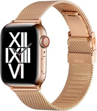 Apple Watch 42mm Arany Állítható Acél Szíj 1