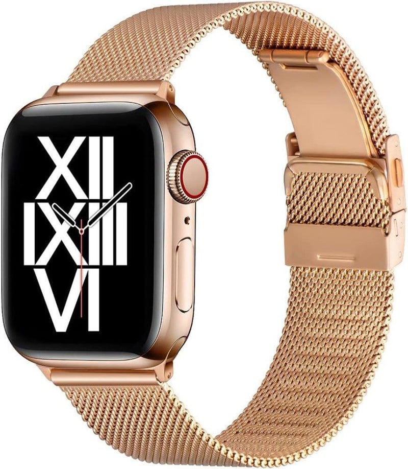 Apple Watch 42mm Arany Állítható Acél Szíj